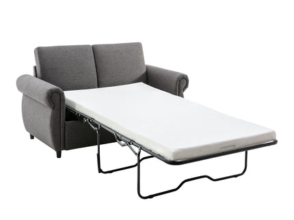 Pull Out Sofa Bed Loveseat Sleeper With Twin Size Memory Mattress With Two USB Ports For Living Room Spaces