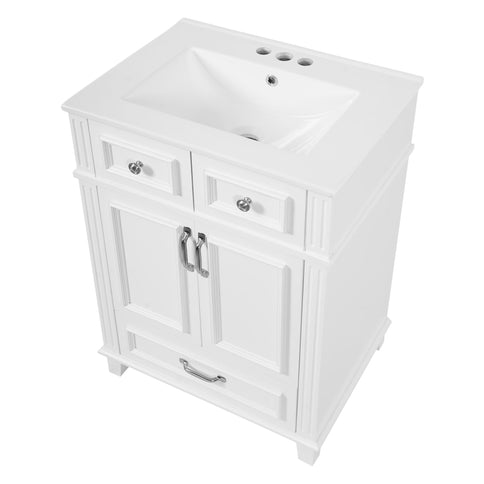 Bathroom Vanity With Sink, Storage Cabinet