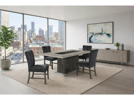 Dining Table, Fits Up To 6 People - Gray
