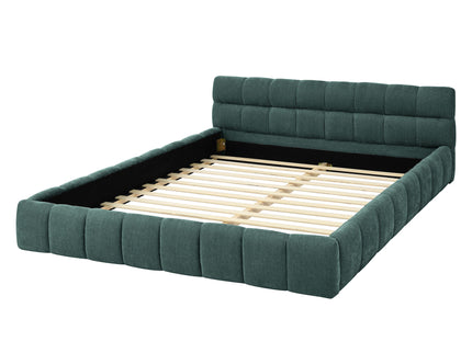 Modern Platform Bed Frame With Thick Fabric