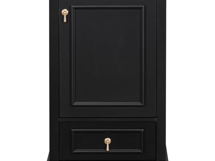 Bathroom Vanity With Sink, Soft Close Door, Adjustable U-Shaped Shelf