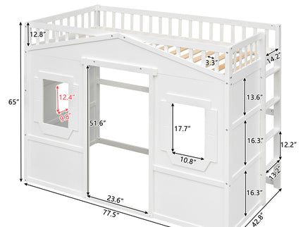 House Loft Bed With Ladder
