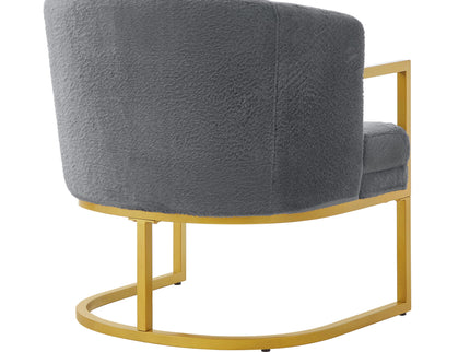 Upholstered Reading Accent Armchair For Living Room
