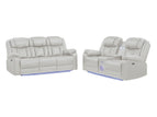 Beige / 2 Pc. Sofa, Loveseat