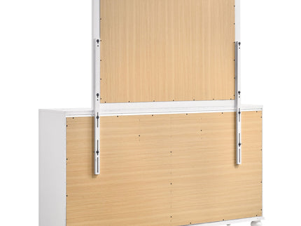 Randall - 7 Drawer Dresser With Mirror - White