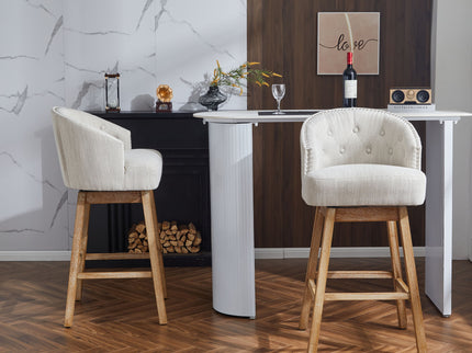 360 Degree Rotation Swivel Counter Stools (Set of 2)