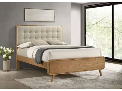Winston - Platform Bed With Upholstered Headboard