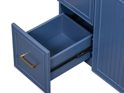 Bathroom Vanity With Sink, Soft Close Doors, Adjustable Shelves