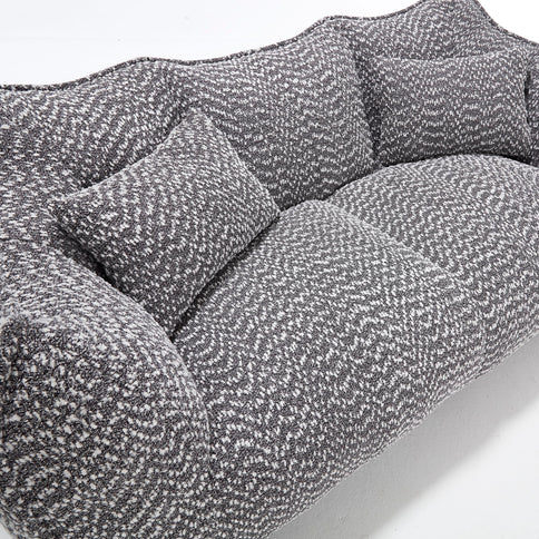 Comfortable Dual Beanbag Chair With High Resilience Foam Core For 2 People