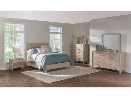 Flores - 9 Drawer Dresser With Mirror - Mango Color