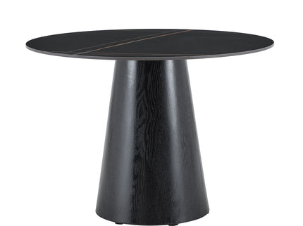 Round Dining Table - Black