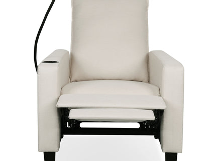 Recliner Chairs For Adults, Adjustable Recliner Sofa With Mobile Phone Holder & Cup Holder, Modern Reclining Chairs Fabric Push Back Recliner Chairs For Living Room, Bedroom