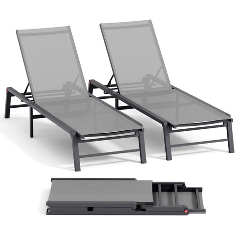 Chaise Lounge Outdoor (Set of 2)