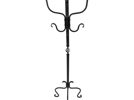 Coat Rack, Hall Tree, Free Standing, 8 Hooks, Entryway, Transitional - Black