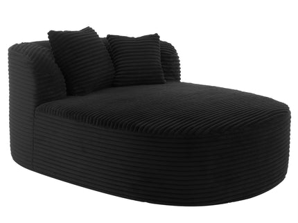 Modern Chaise Lounge Sofa Boneless Couch With Supportive Pillows