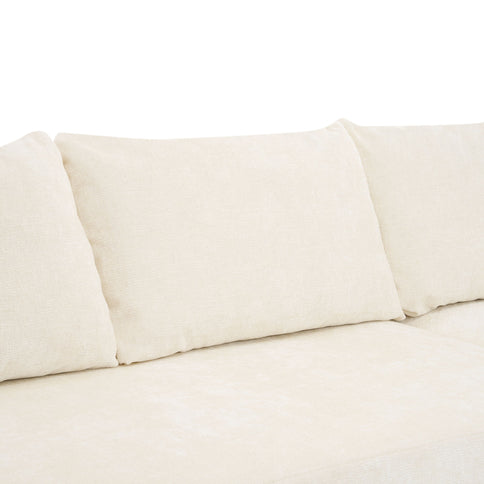 Modular Cloud Sectional Sofa Set, U-Shaped Upholstered Couch With Deep Seat