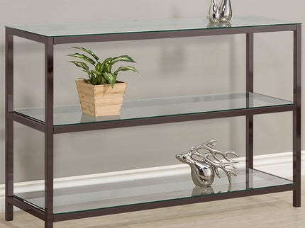 Weston - 2 Shelf Entryway Console Table - Black
