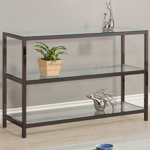 Weston - 2 Shelf Entryway Console Table - Black