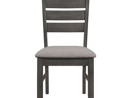 Padded Seat Side Chairs With Tapered Slats (Set of 2)