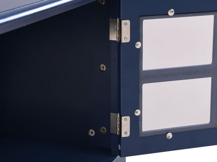 TV Stand, Entertainment Center With Dual Drawers And Hidden Storage, Cabinet With Soft Closing Doors And Sleek Panel Design