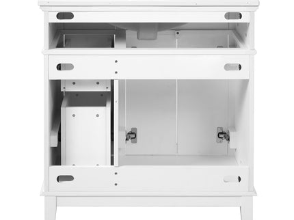 Modern Bathroom Vanity With Ceramic Sink, Soft Close Storage Cabinet