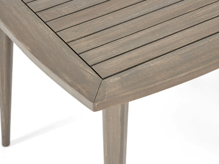 Modern Indoor Square Acacia Wood Dining Table With Toothpick Leg Design