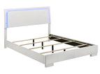 White / 4 Pc. Bed, Nightstand, Dresser, Mirror / Queen