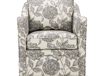 Wide Seat Arm Chair With 360 Degree Rotation