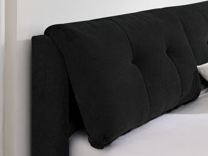 Storage Upholstered Hydraulic Platform Bed With Integrated Headboard