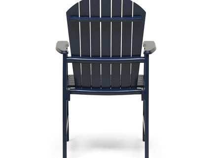 Outdoor Weather Resistant Acacia Wood Adirondack Dining Chairs (Set of 2)