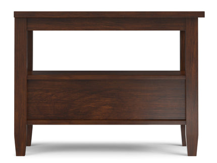 Warm Shaker - Narrow Side Table - Brown