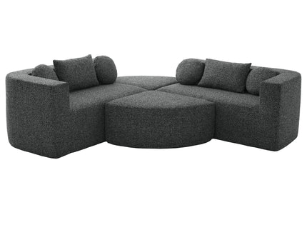Boneless - Couch Modular Sectional Sofa With Deep Seating And Curved Design