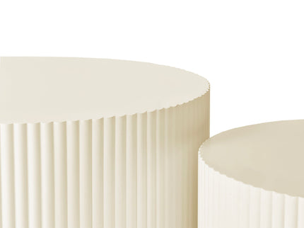 Wave Stripe Nesting Coffee Table (Set of 2)