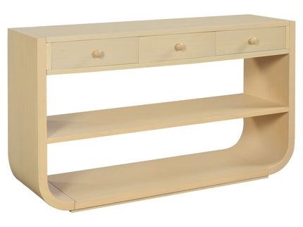 Console Table With 3 Soft Close Drawers & 2 Open Shelves