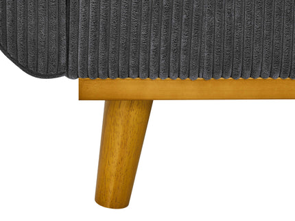 Upholstered Loveseat With Arms And Pillows