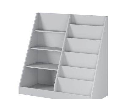 Bookshelf And Toy Storage Organizer, 4 Tier Bookcase With Display Stand For Playroom