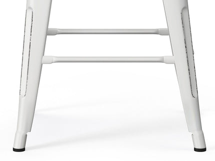Rayne - Curved Back Metal Stool (Set of 2)