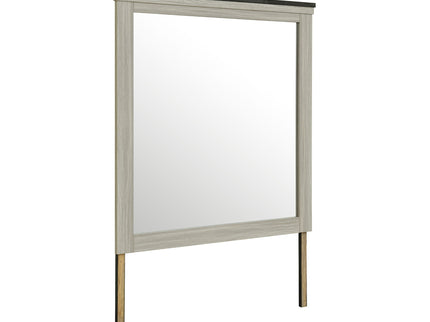 Augusta - Mirror With Sleek Frame, Large Scale Mirror For Dresser - Beige Brown