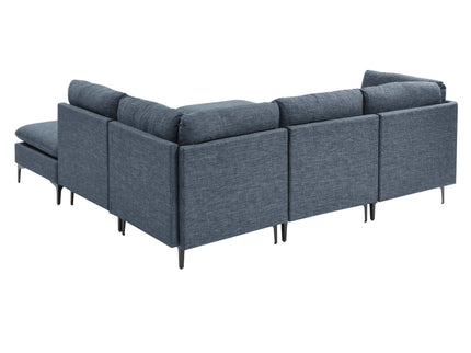 Upholstered Modular Sectional & Tall Legs