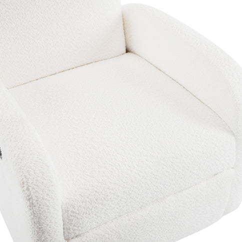 Contemporary 360 Swivel And Glider Recliner Chair