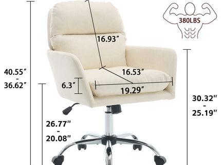 Office Chair With Adjustable Height, Ergonomic Design