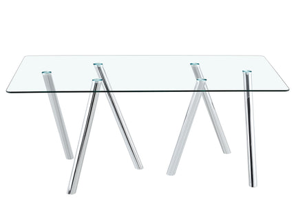 Dining Table With Transparent Surface