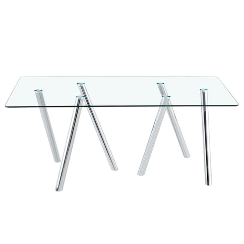 Dining Table With Transparent Surface