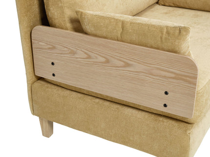 Mid Century Modern Foldable Sofa Bed, 3 In 1 Convertible Sleeper With 3 Pillows