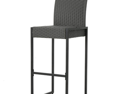 Outdoor Barstool With Hand Crafted Details (Set of 2)