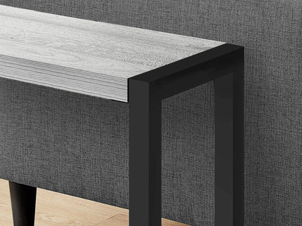 Accent Side Table, Narrow, Small, 2 Tier, Contemporary And Modern