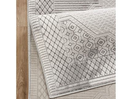 Geometrix - Medallion Rug With Geometric 3D Effect