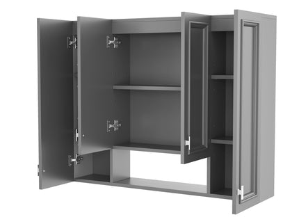 Wall Mounted Bathroom Cabinet With 5 Adjustable Shelves
