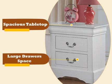 Louis Philippe III - Sleek Design Nightstand