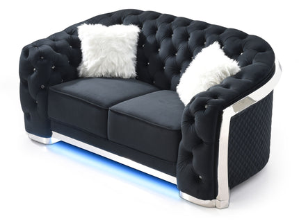 Loveseat With Flared Arms